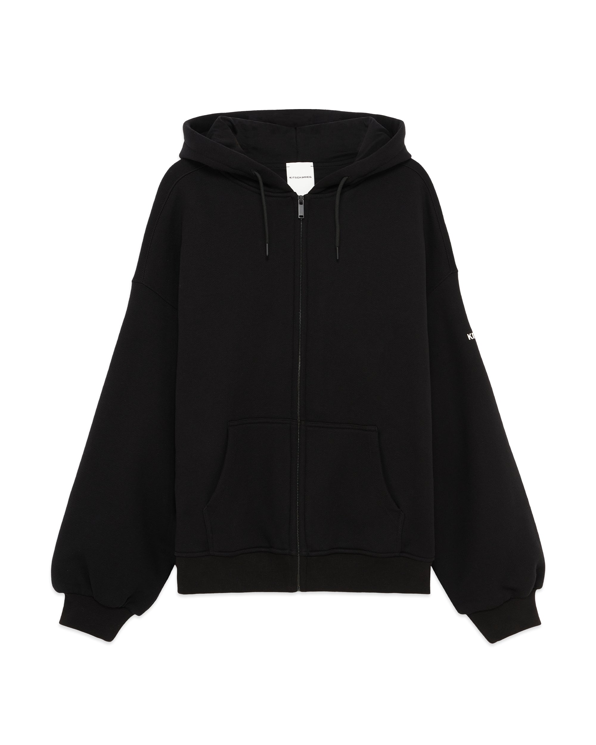 HOODIE ZIP JACKET BLACK